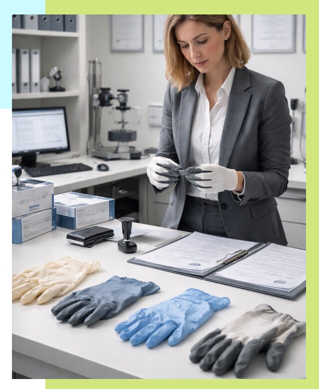 Сертификация перчаток в Заволжье от 8656 р. | Алешин-Звл