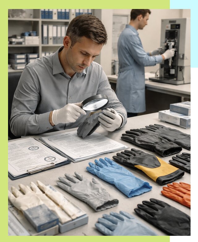 Сертификация перчаток и средств защиты продукции в Заволжье