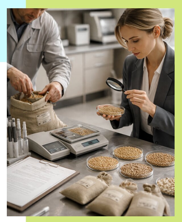 Сертификация зерна в Заволжье по цене от 15276 р. | Алешин-Звл