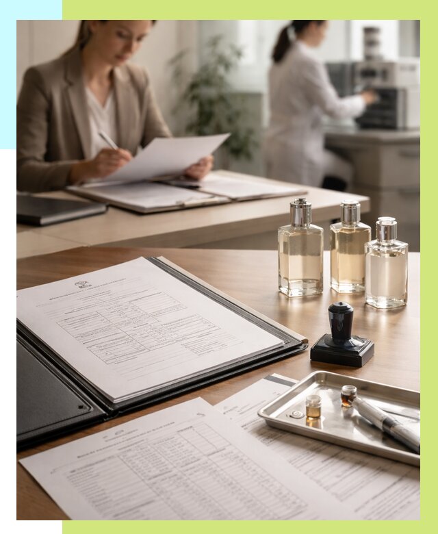 Сертификация парфюмерии в Заволжье от 15276 р. | Алешин-Звл