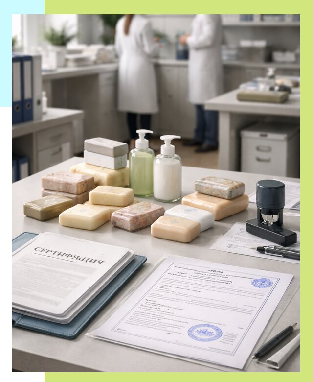 Сертификация мыла и сертификат на мыло в Заволжье от 12221 | Алешин-Звл