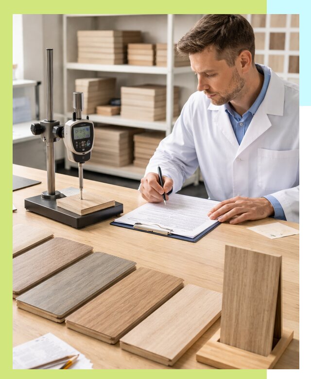 Сертификация ламината с испытаниями и оформлением документов в Заволжье