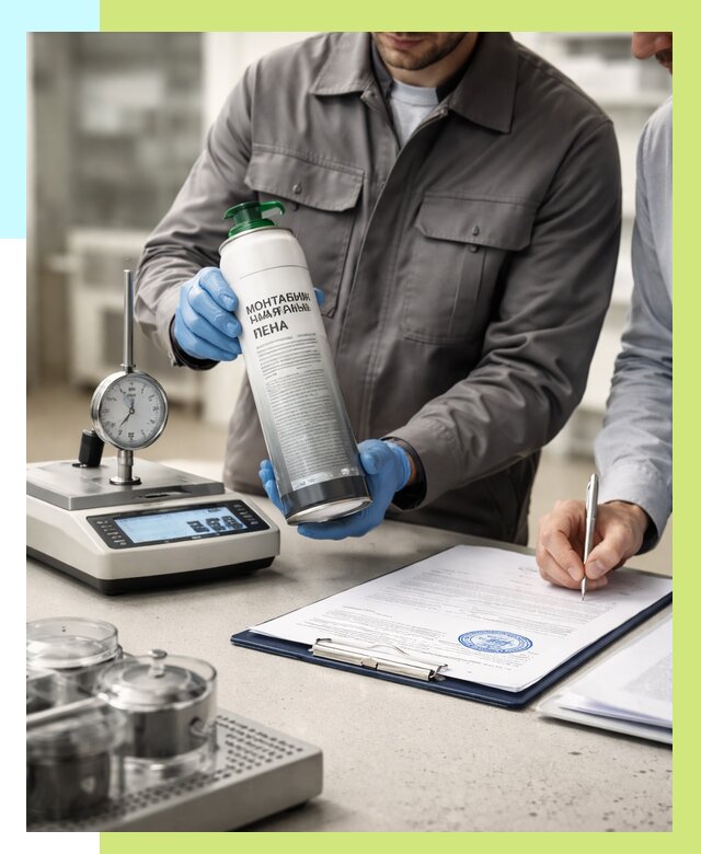 Сертификация монтажной пены в Заволжье от 15276 р. | Алешин-Звл