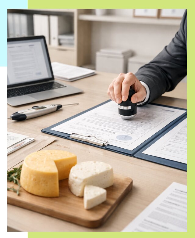 Сертификация сыров в Заволжье от 15276 р | Сертификат на сыр Алешин-Звл