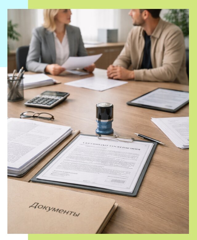 Сертификат соответствия на продукцию в Заволжье от 15276 р.|Алешин-Звл