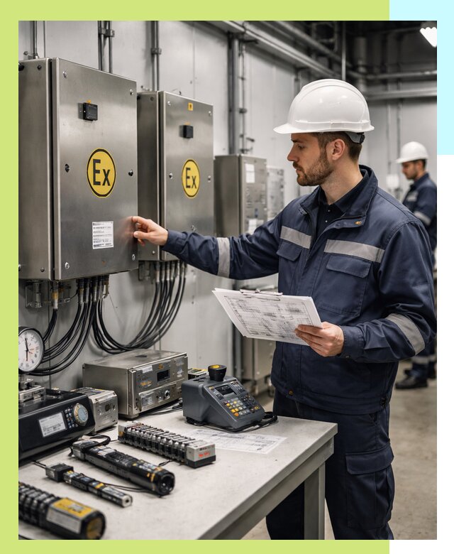 Сертификат взрывозащиты промышленного оборудования в Заволжье