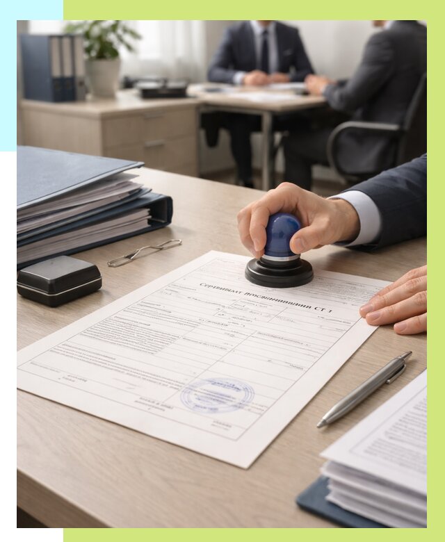 Сертификат происхождения СТ 1 в Заволжье от 4583 р. | Алешин-Звл