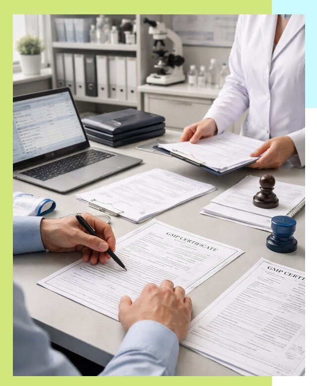 Оформление сертификата GMP в Заволжье для фармпроизводства