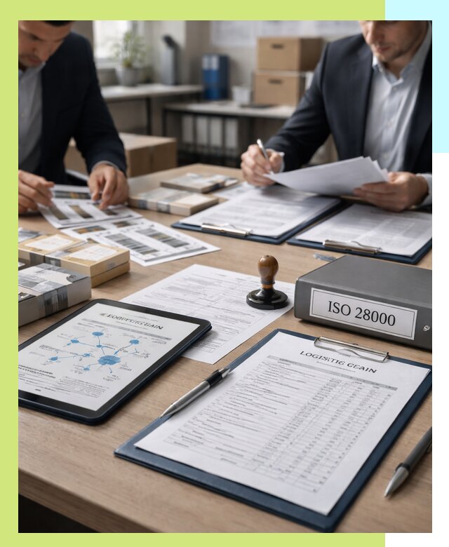 Получение сертификата ISO 28000 по безопасности цепи поставок в Заволжье