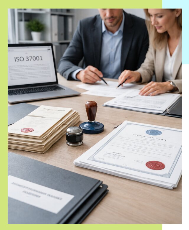 Получение сертификата ISO 37001 по системе борьбы с коррупцией в Заволжье